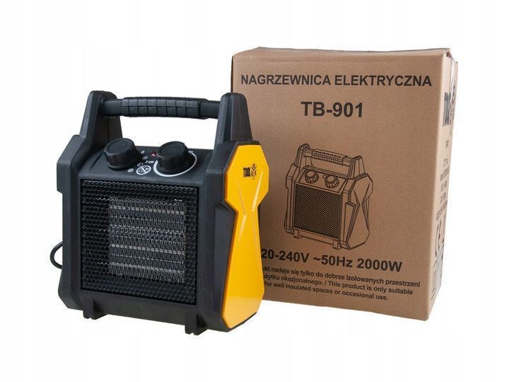Теплова гармата, обігрівач Toolbox TB-901,2 кВт 31 фото
