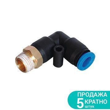Штуцер цанговый (угловой) &Oslash;6 МТ 3/8" SIGMA (7027101) SG-7027101 фото