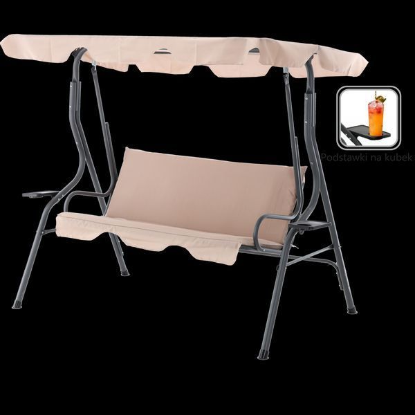 Качели с навесом 170x110x153 см Garden Line KRE0735 садовые качели для детей качели для дома CH-KRE0735 фото