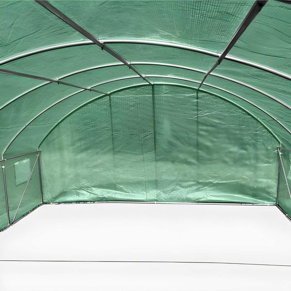 Теплиця фермерська Luxgreen 24 м&sup2; 800 &times; 300 &times; 200 см теплиця для дачної ділянки садова конструкція для рослин DOM-L910293 фото