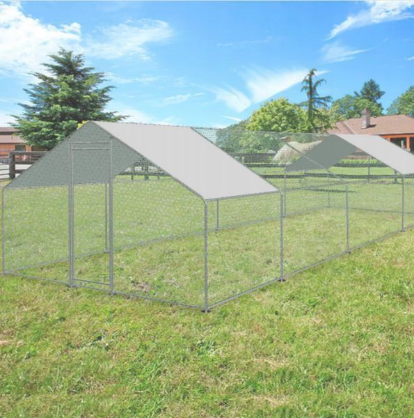 Модульний вольєр UrbanPetCage 8x3x2 м 24 м&sup2; вольєр для птахів клітка для курей вулична DOM-20343 фото