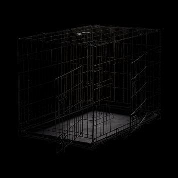 Металева клітка для собак "XL" 91 X 57 X 63,5 см Chomik клітка для подорожей з собакою клітка для великих собак CH-PET9678 фото