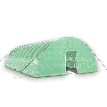 Теплиця для овочів GardenHome 1000x300x200 см 30 м&sup2; теплиця для дачної ділянки садова конструкція для рослин DOM-GH895562 фото