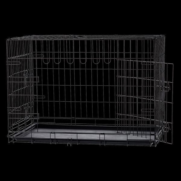 Металева клітка для собак "XL" 91 X 57 X 63,5 см Chomik клітка для подорожей з собакою клітка для великих собак CH-PET9678 фото
