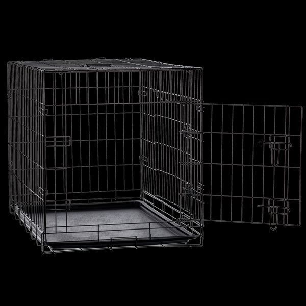 Металева клітка для собак "XL" 91 X 57 X 63,5 см Chomik клітка для подорожей з собакою клітка для великих собак CH-PET9678 фото