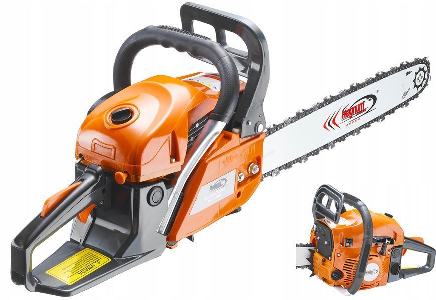 Ланцюгова бензопила шина 45 см Magnum Riwall MG-P-5800 52 см3 Бензопила для дома DOM-MG-P-5800 фото