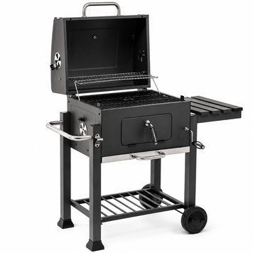Гриль для барбекю 114.5х60х108 см BBQ Meeting BBQ5320 гриль на колесах вугільний гриль з чавунною решіткою CH-BBQ5320 фото