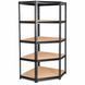Металлический стеллаж Heavy Duty 180&times;90&times;40 см 875 кг 5 полок полочный стеллаж для дома стеллаж для инструментов DOM-HD73216 фото 1