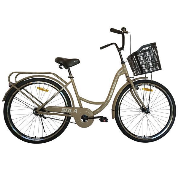 Велосипед з сталевою рамою SPARK CITY SOLA колеса 26" рама 17" велосипед для щоденних прогулянок AM-240032 фото