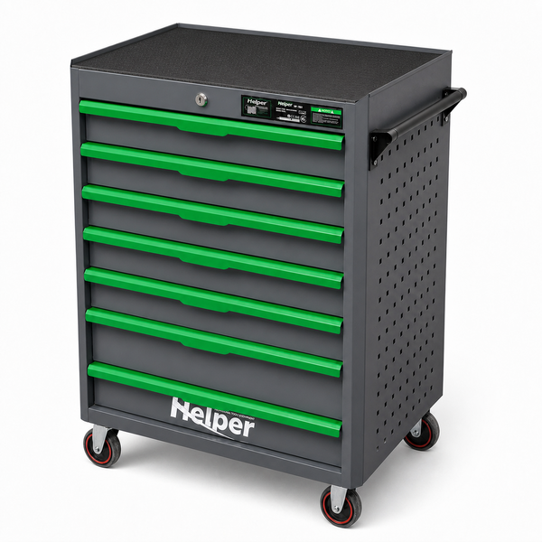 Тележка для инструментов 7 ящиков Helper HP - 1061 мобильная мастерская инструментальная тележка тележка-тумба для инструментов HP - 1061 фото