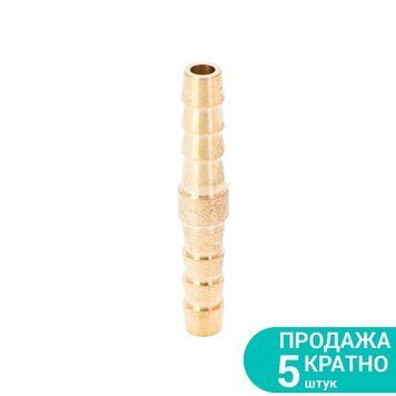 Соединение для шланга I 6мм (латунь) SIGMA (7023821) SG-7023821 фото