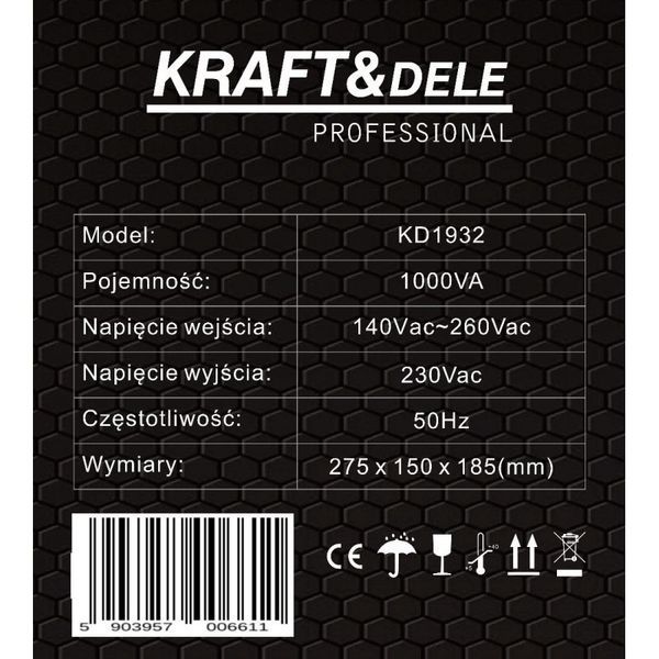 Автоматический стабилизатор напряжения Kraft&Dele KD1932 KD-KD1932 фото
