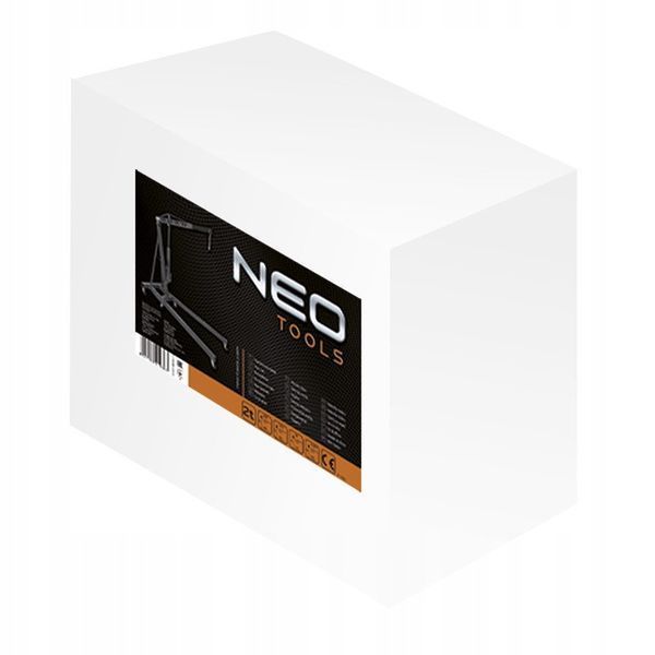 Кран гідравлічний для сто 2т NEO 11-720 підкатний гаражний кран для зняття двигуна гідравлічний кран вантажопідйомний 2т DOM-137 фото
