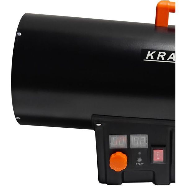 Газовая тепловая пушка с термостатом Kraft&Dele KD11701 40 кВт LPG, для обогрева мастерских, складов и теплиц KD-KD11701 фото
