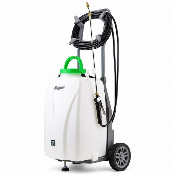 Садовий обприскувач на колесах 40 л 12 В Helper HP - 1170 обприскувач з автоматичною помпою розпилювач на візку HP - 1170 фото
