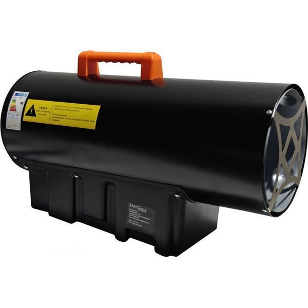 Газовая тепловая пушка с термостатом Kraft&Dele KD11701 40 кВт LPG, для обогрева мастерских, складов и теплиц KD-KD11701 фото