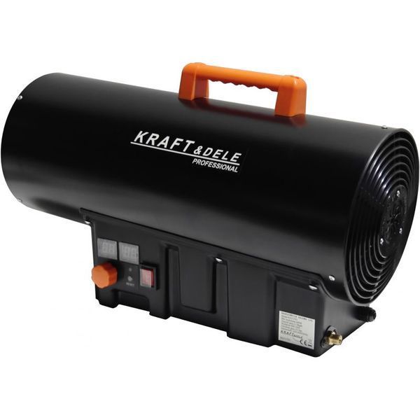 Газовая тепловая пушка с термостатом Kraft&Dele KD11701 40 кВт LPG, для обогрева мастерских, складов и теплиц KD-KD11701 фото