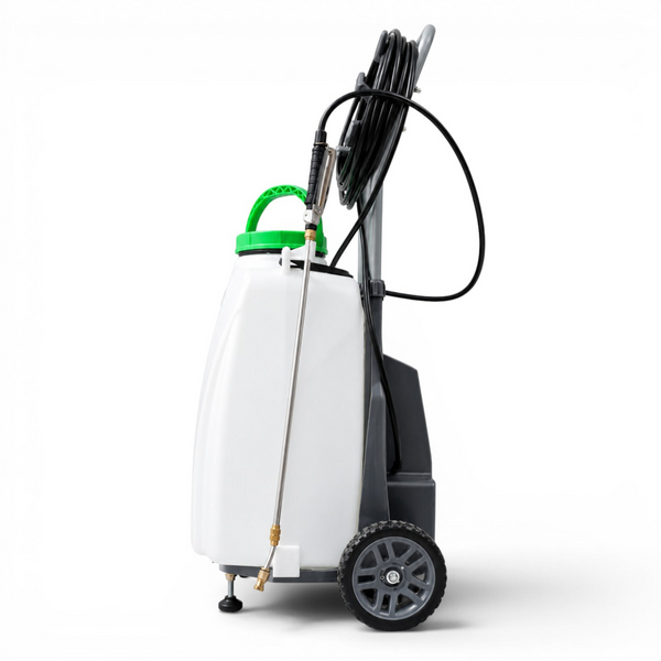 Садовий обприскувач на колесах 40 л 12 В Helper HP - 1170 обприскувач з автоматичною помпою розпилювач на візку HP - 1170 фото