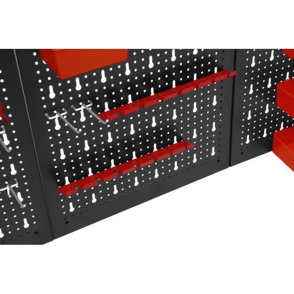 Складная настенная панель-органайзер 120x60 см Kraft&Dele KD11898 металлическая доска для инструментов 3-компонентный стенд для деталей &mdash; выбор для дома и мастерской KD-KD11898 фото