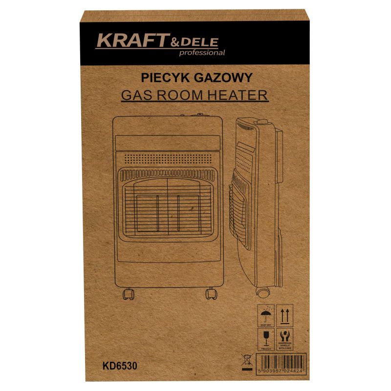 Газовый обогреватель Kraft&Dele KD6530 1500/2750/4200 Вт мобильный обогреватель пропан-бутан обогреватель с 3 режимами мощности