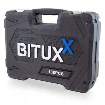 Набор инструментов 108 шт Bituxx PROFLINE 1/2 1/4 6-гран 4-32 мм набор инструментов 108 в чемодане набор головок 108 предметов DOM-410854_max фото