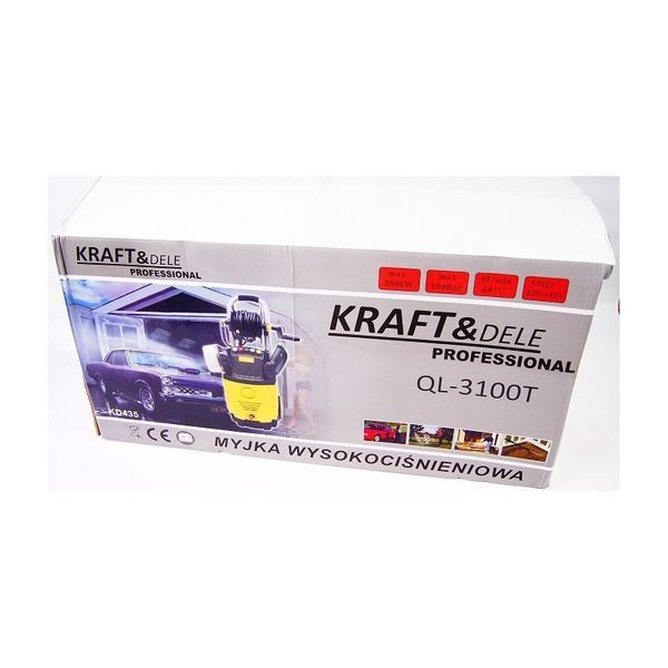 Аппарат высокого давления мойка 200 бар, 2000 Вт Kraft&Dele KD435 мойка высокого давления для дома KD-KD435 фото