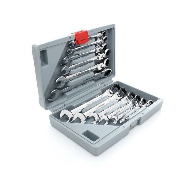 Набір ключів SILVER TOOLS SK-012-01, 12 шт комбінованих DOM-SK-012-01 фото