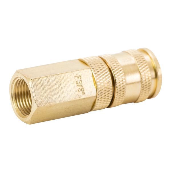 Швидкознімне з'єднання посилене з фіксатором FT 3/8" (латунь) SIGMA (7021651) SG-7021651 фото