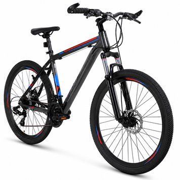 Велосипед для дороги і ґрунту MoTBIKE 26" колесо 17" рама велосипед для прогулянок гірський з алюмінієвою рамою DOM-MY32716 фото