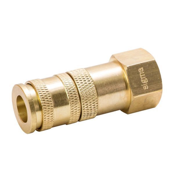 Швидкознімне з'єднання посилене з фіксатором FT 1/2" (латунь) SIGMA (7021661) SG-7021661 фото